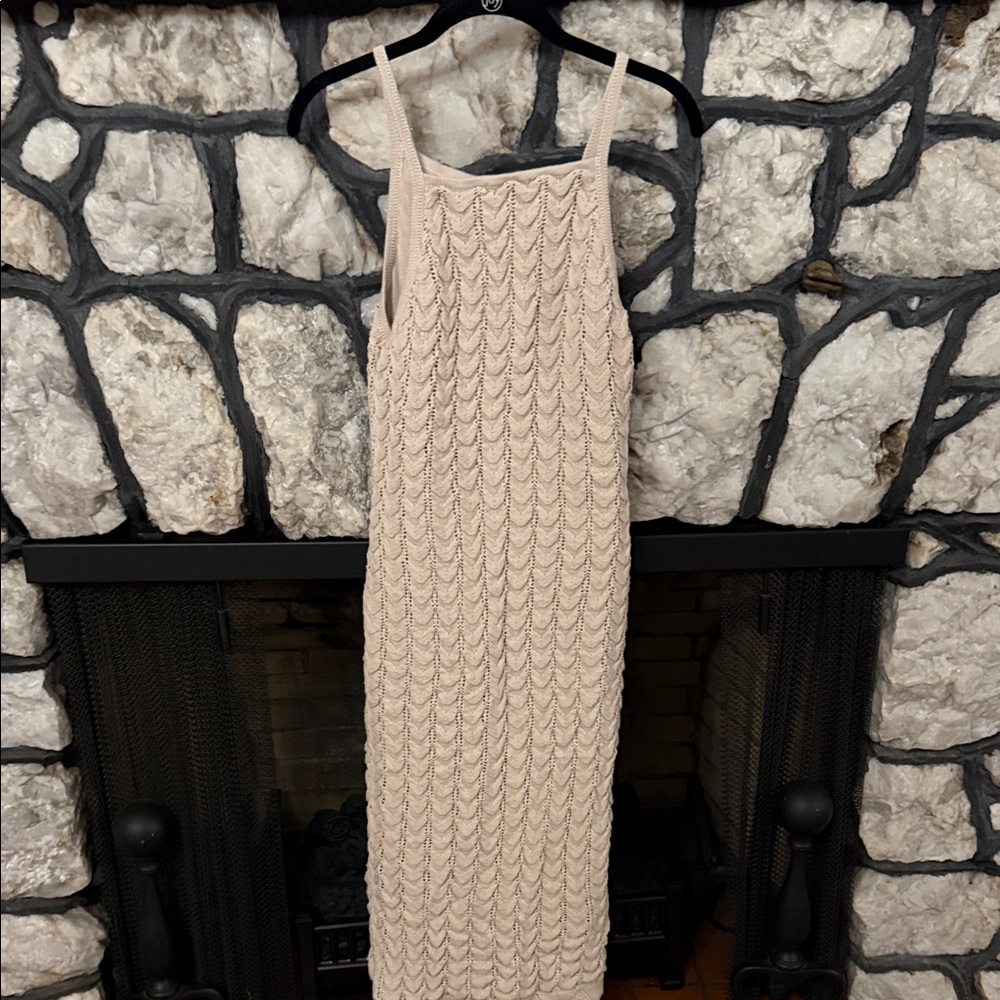 Z Supply cream knit midi dress - Picture 4 of 4